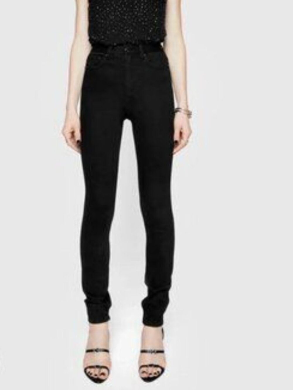 Rebecca Minkoff Puddle Skinny Jeans – Black – Size 24 (NWOT)
